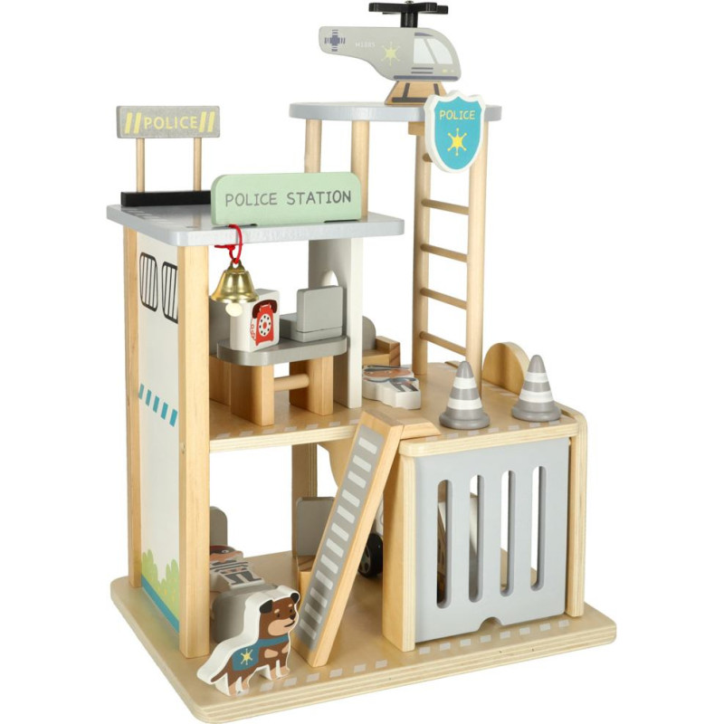 Koka policijas iecirknis + helikoptera policijas automašīna