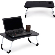 Modernhome Laptop stand for bed table 60x40cm - Black