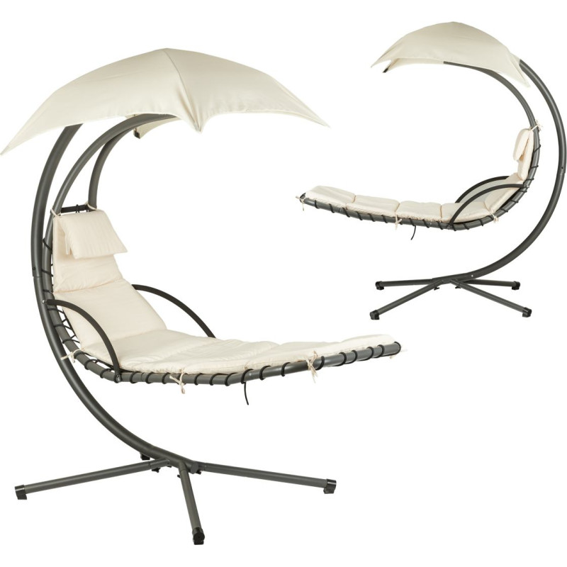 Multigarden Garden lounger swing, hammock, hanging chair, basket, beige, MultiGarden