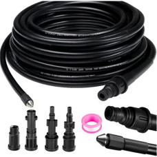 Cauruļu tīrīšanas šļūtene ar adapteri 15 m Ruhhy 26132