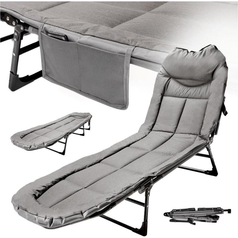 LUARO ceļojumu gulta saliekamā nometnes gulta karpu biznesa pārnēsājamā gaisma 200x64cm