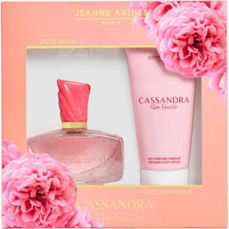 Jeanne Arthes Cassandra Rose Vanille D&aacute;rkov&aacute; sada EDP 100 ml a tělov&eacute; ml&eacute;ko 150 ml