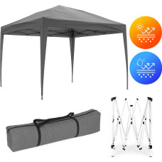 Multigarden Garden Pavilion Tent 3x3 m, Pop-Up Canopy for Garden or Terrace, MultiGarden