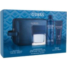 Guess Seductive Blue for Men Gift set EDT 100 ml, shower gel 100 ml, deospray 226 ml and cosmetic bag