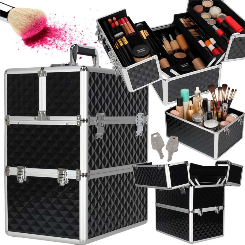 Kosmētikas futrālis kosmētikas organizators XXL 3D