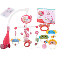 Zvaigžņu dizaina karuselis Lullaby, rozā