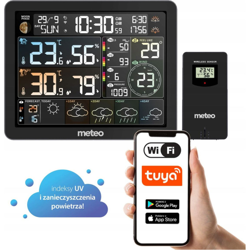 Meteo WIFI Weather Station + Air Pollution Meter