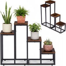 Modernhome Standing Plant Stand for Flowers Decorations 4 Shelves Loft ModernHome