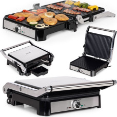 Kaden Electric Contact Grill Ribbed Panini Sandwich Maker 2000W KADEN