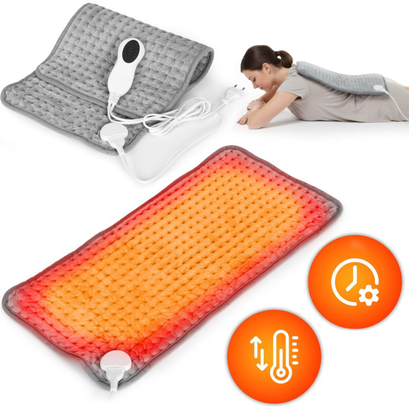 Modernhome Electric Heating Pad 60x30 cm with Remote 10 Heating Levels 75W ModernHome