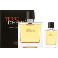 Hermes Terre D'Hermes Pure Perfume Gift set Parfum 75 ml and miniature 12.5 ml