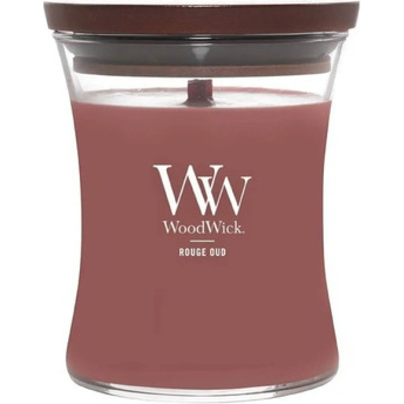 Woodwick Rouge Oud V&aacute;za ( růžov&yacute; oud ) - Vonn&aacute; sv&iacute;čka