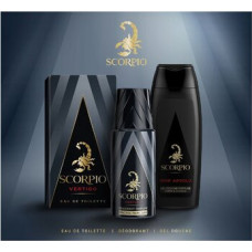 Scorpio Vertigo D&aacute;rkov&aacute; sada EDT 75 ml, sprchov&yacute; gel 250 ml a deospray 150 ml