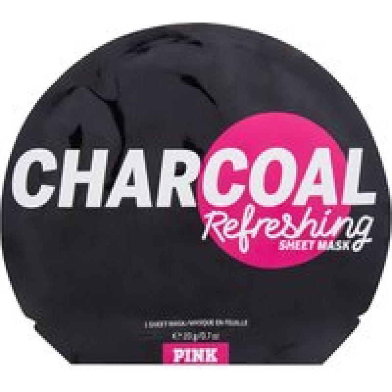 Pink Charcoal Refreshing Sheet Mask - Facial mask