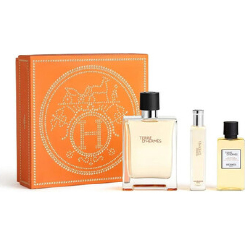 Hermes Terre D&acute;Herm&egrave;s D&aacute;rkov&aacute; sada EDT 100 ml, miniaturka EDT 15 ml a After Shave ( voda po holen&iacute; ) 40 ml