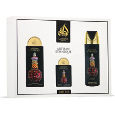 Lattafa Perfumes Artisan Ethnique D&aacute;rkov&aacute; sada EDP 100 ml, deospray 200 ml a EDP 20 ml