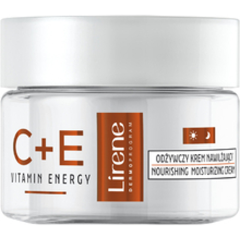 Lirene C+E Vitamin Energy Face Cream Moisturizining Cream - Pleťov&yacute; kr&eacute;m pro v&yacute;živu a hydrataci