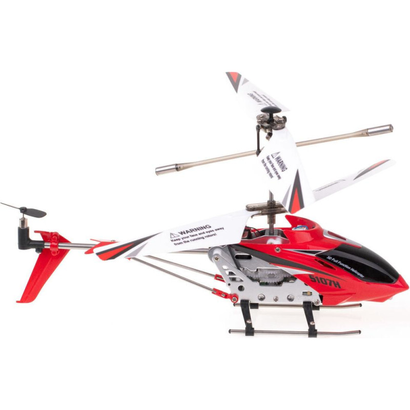 RC helikopters SYMA S107H 2.4GHZ RTF sarkans