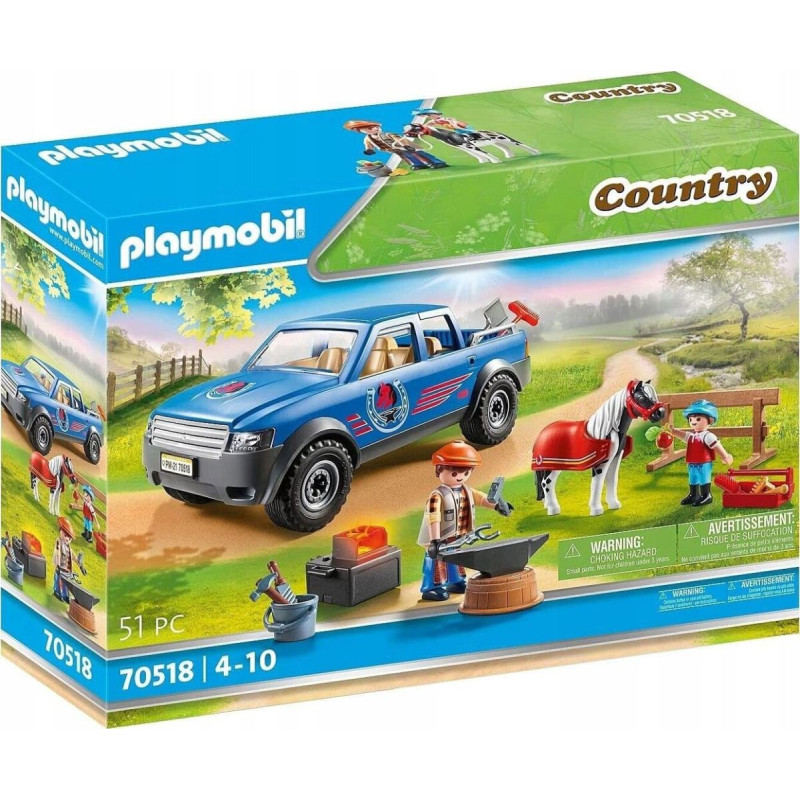 70518 Playmobil, mobilā smēde
