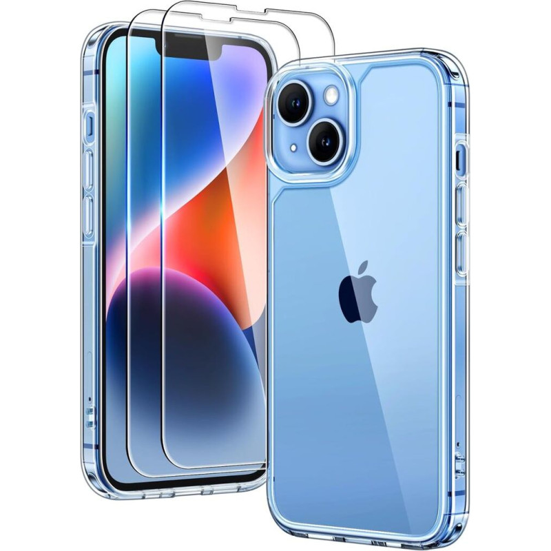 TAURI iPhone 14 korpuss un ekrāna aizsargvāciņš