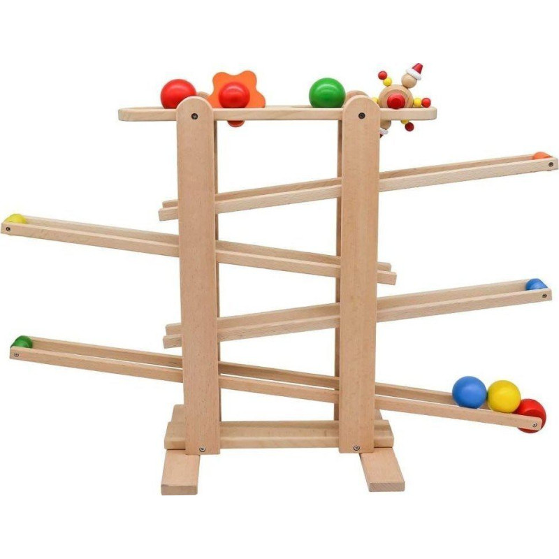 Koka bumbiņu trase bērniem Fantastik