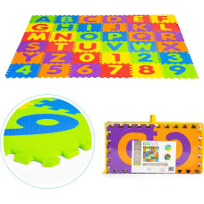 Ecotoys Large EVA Foam Play Mat for Children Letters Numbers 178x178 cm 36 Pieces ECOTOYS