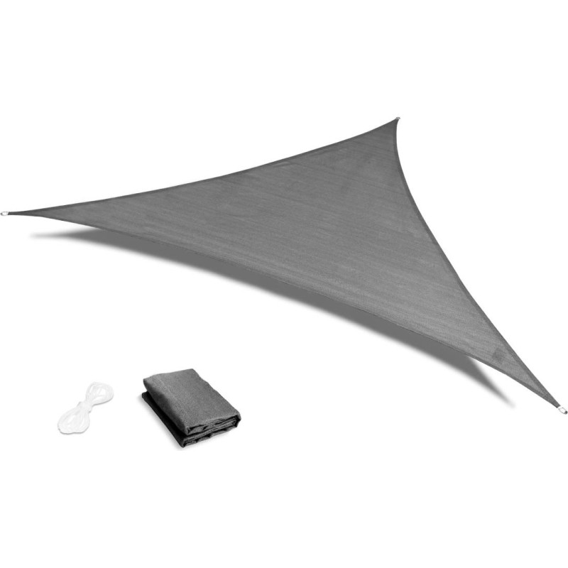Modernhome Sunshade sail waterproof canopy 5x5x5m ModernHome - gray