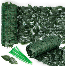Multigarden Artificial ivy hedge, 500x50 cm, green balcony cover, masking