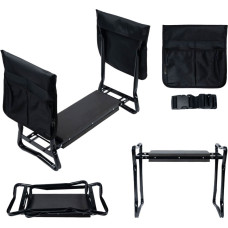 Longwell Industrial Ltd Foldable kneeling stool for gardening, tool belt, 2 organizers