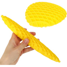 Fidge Worm sensorā antistresa stiepšanās rotaļlieta dzeltena