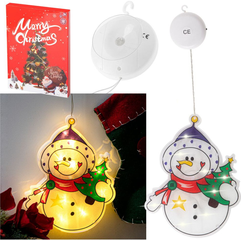 LED kulonu gaismas Ziemassvētku rotājumi sniegavīrs