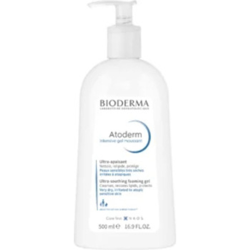 Bioderma Atoderm Intensive Moussant Ultra Soothing Foaming Gel - Vysoce v&yacute;živn&yacute; pěniv&yacute; gel