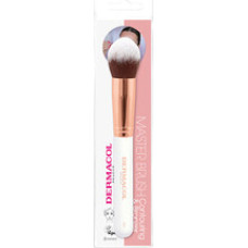 Dermacol Rose Gold D53 Brush - Kosmetick&yacute; &scaron;tětec na pudr a kontury s pouzdrem
