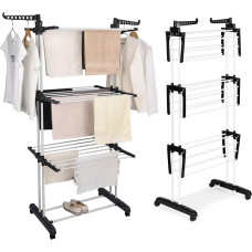 Modernhome Vertical clothes dryer with wheels, foldable, ModernHome