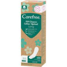 Carefree Organic Cotton Long - Panty liners