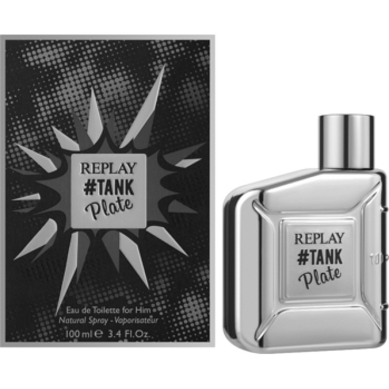 Replay Tank Plate for Him EDT