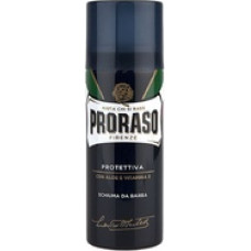 Proraso Blue Shaving Foam - Shaving foam with aloe vera and vitamin E.