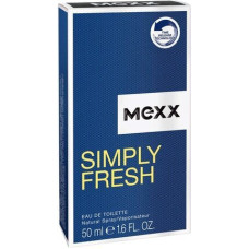 Tualetes ūdens Mexx simply fresh EDT sievietēm, 50 ml