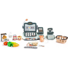Multistore Cash Register with Products Scanner Calculator Sounds