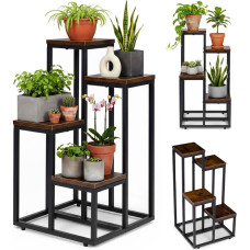 Modernhome Standing Plant Stand for Flowers Decorations 4 Shelves Loft ModernHome