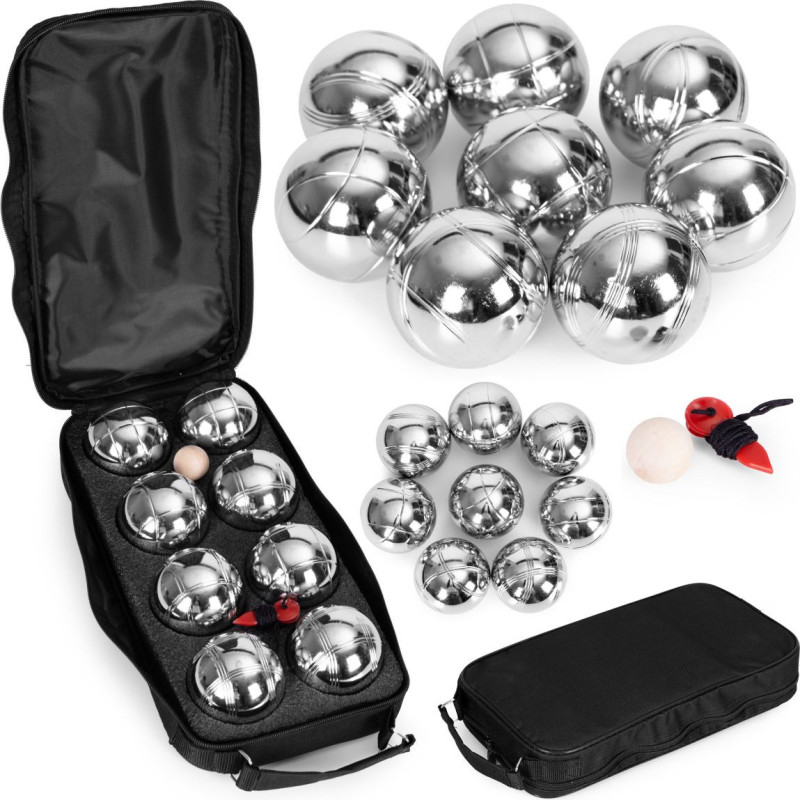 Multistore Boules Game Set Petanque 8 Balls + Case and Accessories