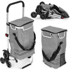 Modernhome Foldable Shopping Trolley with Bag 30 Liters Triple Wheels Thermal Pocket ModernHome