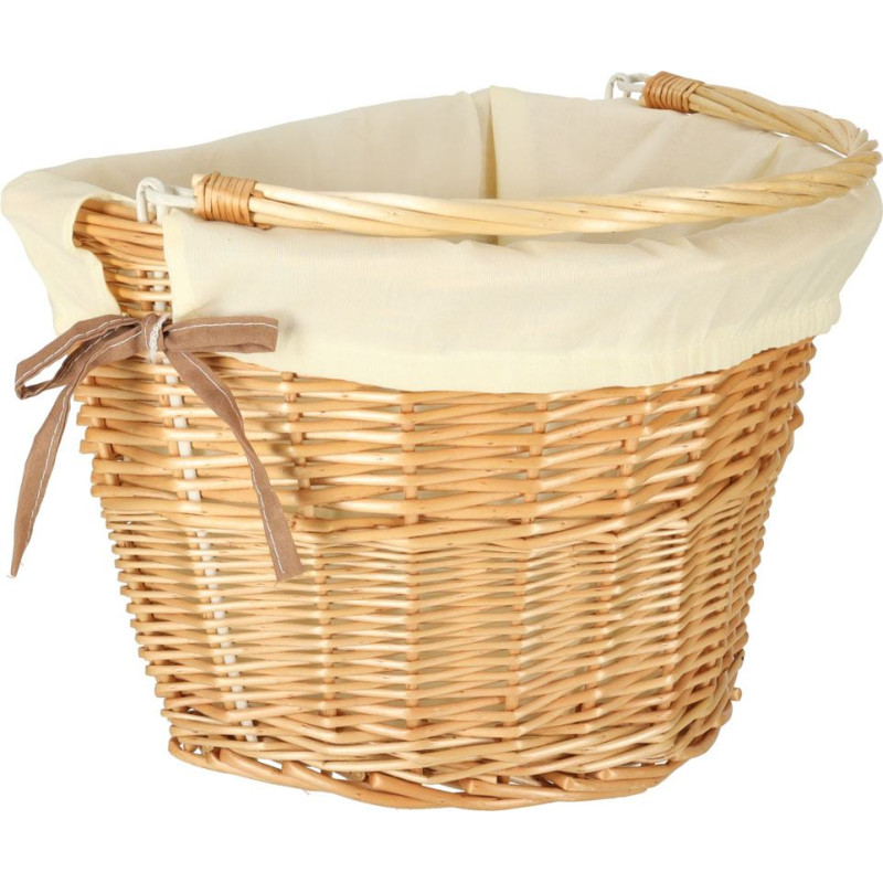 Pīts grozs velosipēda priekšējam grozam pīts ieliktnis balts