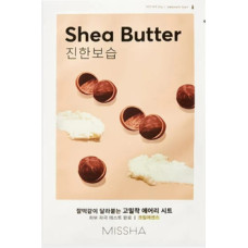 Missha Airy Fit Sheet Mask Shea Butter - Hydratačn&iacute; pleťov&aacute; maska