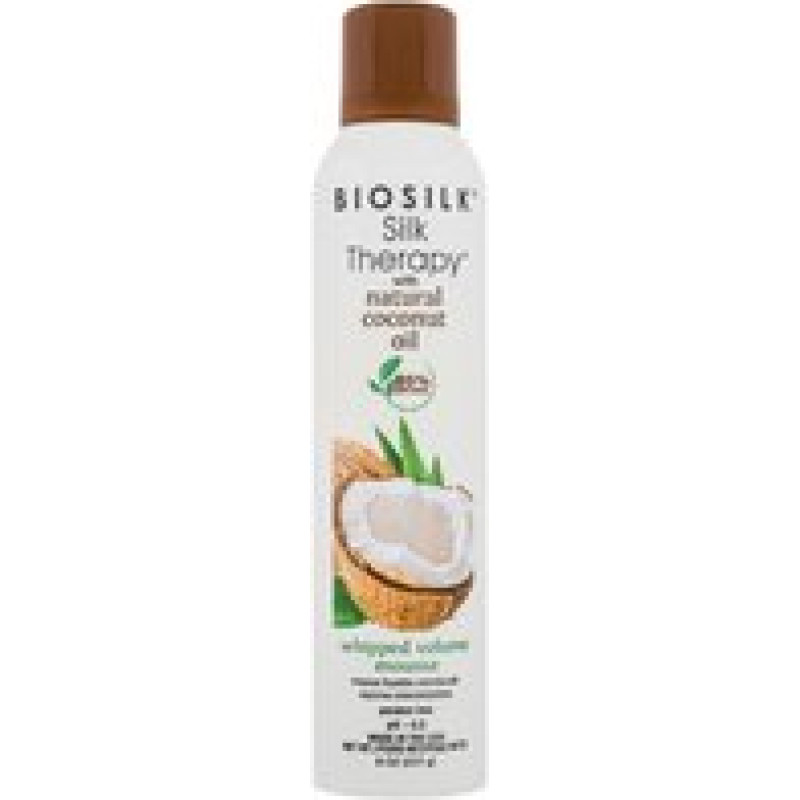 Farouk Systems Biosilk Silk Therapy Organic Coconut Oil Whipped Volume Mousse