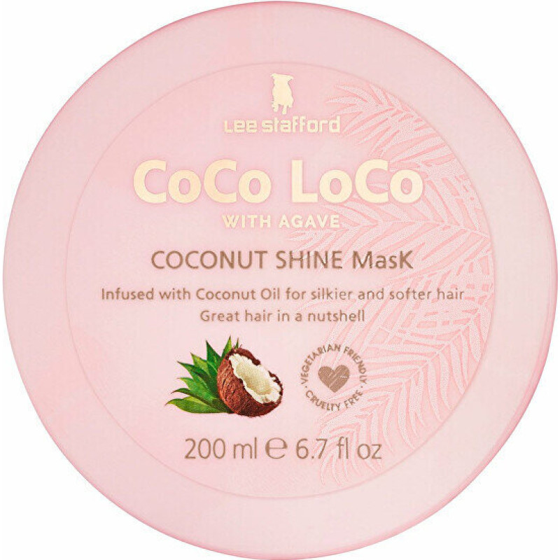 Mitrinoša matu maska CoCo LoCo Agave (Coconut Shine Mask) 200 ml