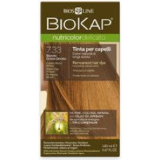 Biokap NUTRICOLOR DELICATO - Barva na vlasy - 7.33 Blond Zlat&aacute; p&scaron;enice 140 ml