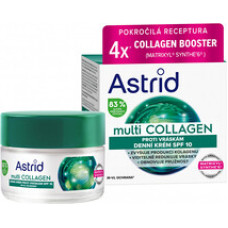 Astrid Multi Collagen Cream SPF 10 - Denn&iacute; kr&eacute;m proti vr&aacute;sk&aacute;m a pro obnoven&iacute; pružnosti