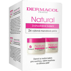 Dermacol Natural Almond Day & Night Duopack - D&aacute;rkov&aacute; sada mandlov&eacute;ho denn&iacute;ho a nočn&iacute;ho kr&eacute;mu