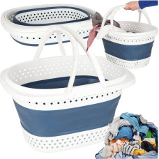 Saliekams silikona 32 l veļas grozs – vietu taupošs ikdienas palīgs